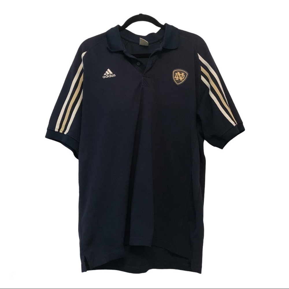 Vintage Adidas Notre Dame Polo